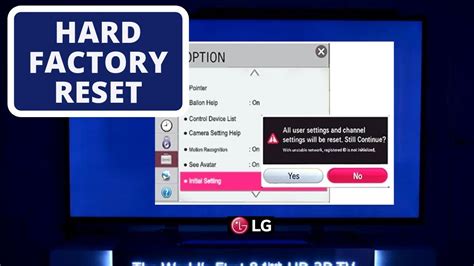 how to do a hard reset on lg smart tv