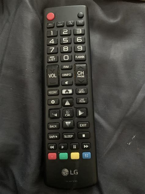 how to reset an lg tv remote