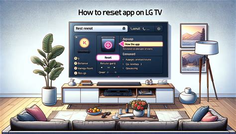 how to reset apps on lg tv